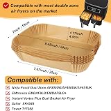 BYKITCHEN Disposable Air Fryer Liners for Ninja Dual Zone AF300UK/AF400UK view 2
