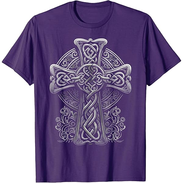 Amazon.com: Cross of the Celtic - Celtic Cross T-Shirt : Clothing