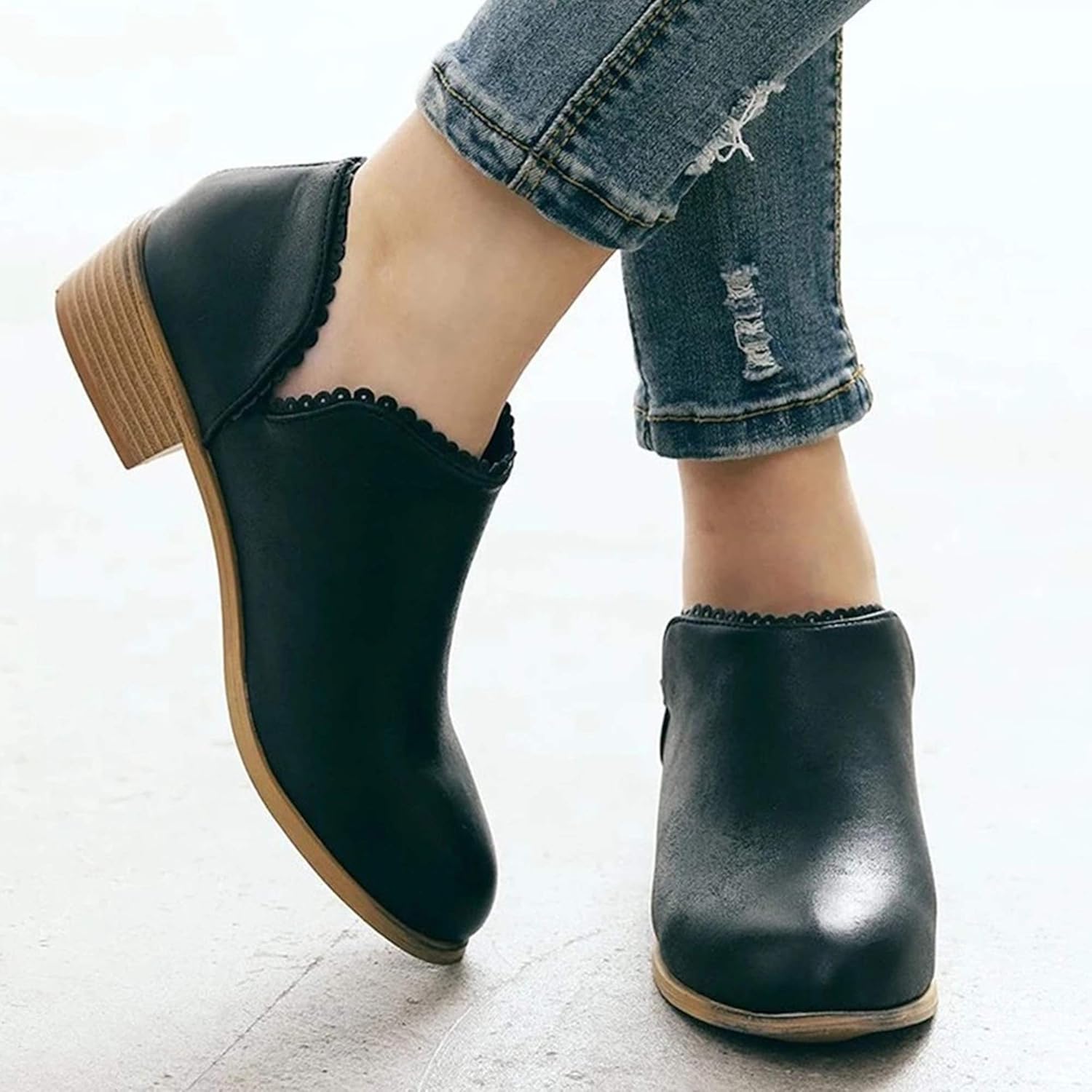 small wedge boots
