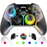 Nyko PlayPad Glow&trade; Full-Size Wireless RGB Controller for Nintendo Switch&trade; | Customizable Lighting &amp; Dual Rumble Feedback | 6-Axis Controller | 20-hr Battery Life