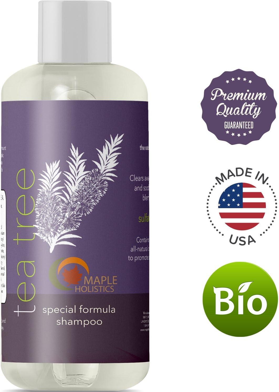 Tea Tree Shampoo for Hair Loss - Color Safe Tea Tree Oil Dry Scalp Treatment for Hair Growth and Hair Repair - Thickening Shampoo Keratin Hair Treatment for Dry Damaged Hair and Dandruff Treatment: Health & Personal Care