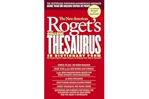 New American Roget's College Thesaurus in Dictionary Form (Revised & Updated)