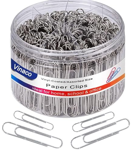FUDAO FAMILY Paper Clips Assorted Sizes, Large Paper Clips,, 60% OFF
