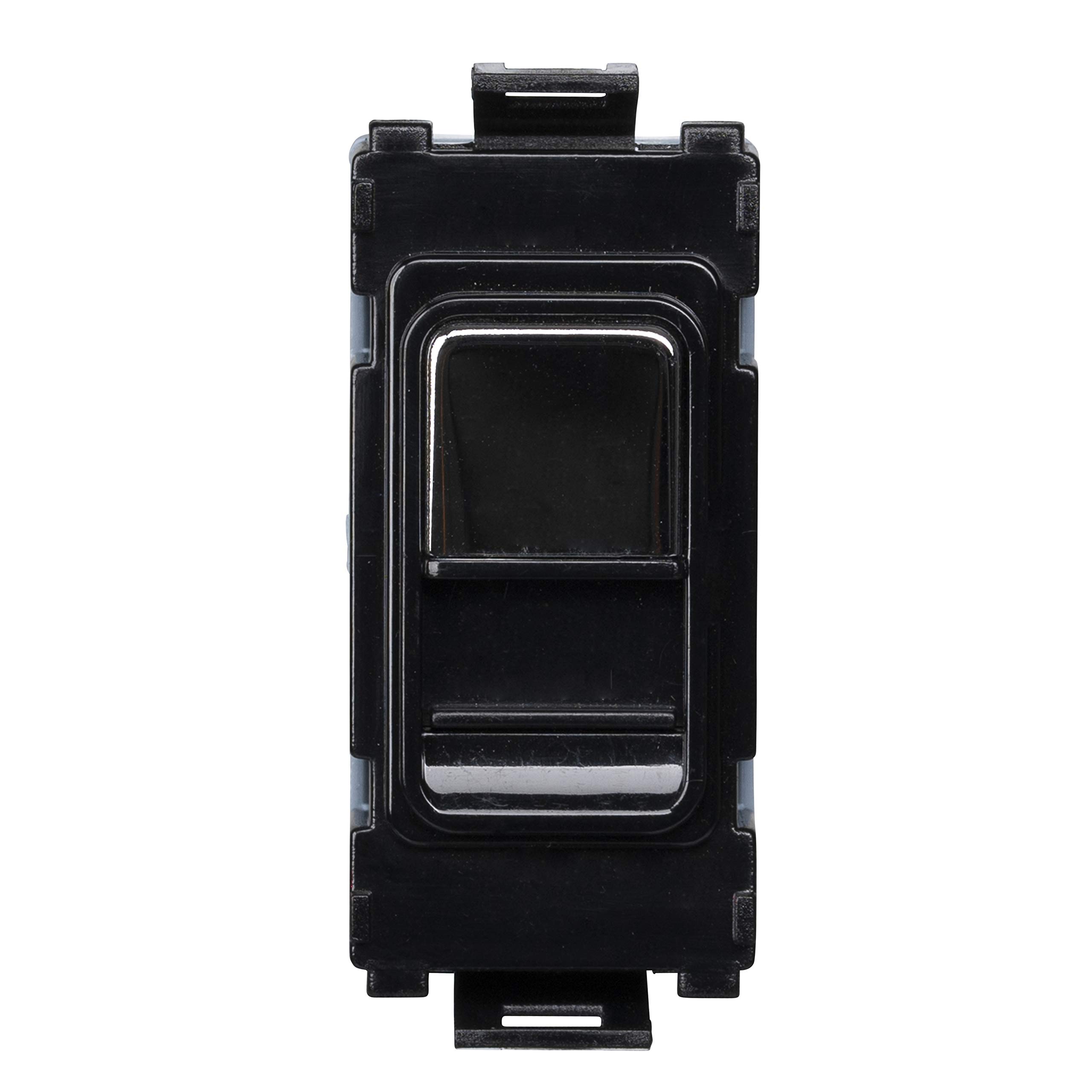 Schneider Electric Ultimate Grid - Single Telephone Socket, Master, GUGTELMBMS, Polished Chrome with Black Insert, Pack of 6