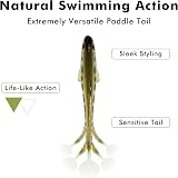 Truscend Shadtale Trembly Sinking Lure with BKK/VMC Hooks Pack of」 view 5