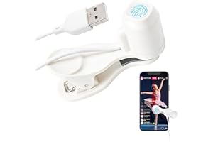 MARSRUT Mobile Phone Screen Auto Clicker, Smart Automatic Mini Tappers Bracket Simulated Finger Clip-On USB Clicking Device para for iPhone Android Tablet Live Broadcast Gaming Phones Deal Shopping, ABS White