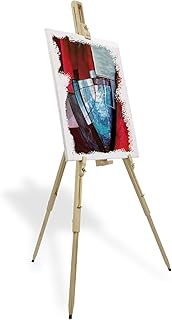 Artina Feld-Staffelei Malaga aus Massiv-Holz: tragbare, leichte Staffelei & äußerst stabil. Perfekt als Künstler-Bedarf
