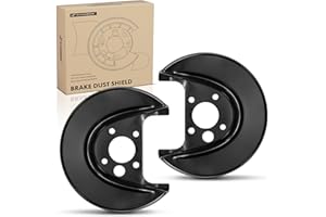 A-Premium Rear Side Brake Dust Shield Compatible with Volkswagen and Models - Jetta 1999-2009, Golf 2000-2006, Beetle 1998-20