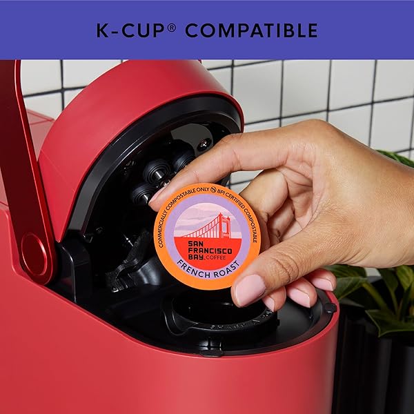 SAN FRANCISCO BAY K-CUP COFFEE PODS DARK ROAST VARIETY PACK (40 CT), INCLUDES FOG CHASER, ESPRESSO ROAST, FRENCH ROAST, & EXTRA DARK ITALIAN, COMMERCIALLY COMPOSTABLE SINGLE-SERVE COFFEE PODS