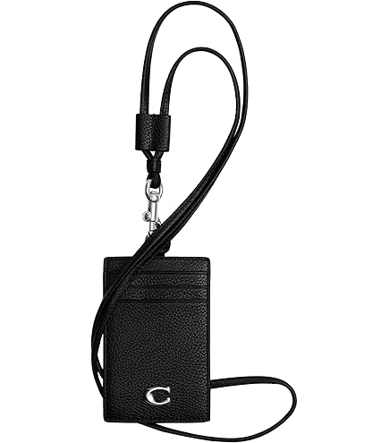 Amazon.com : Coach Signature PVC Lanyard ID Badge Card Holder