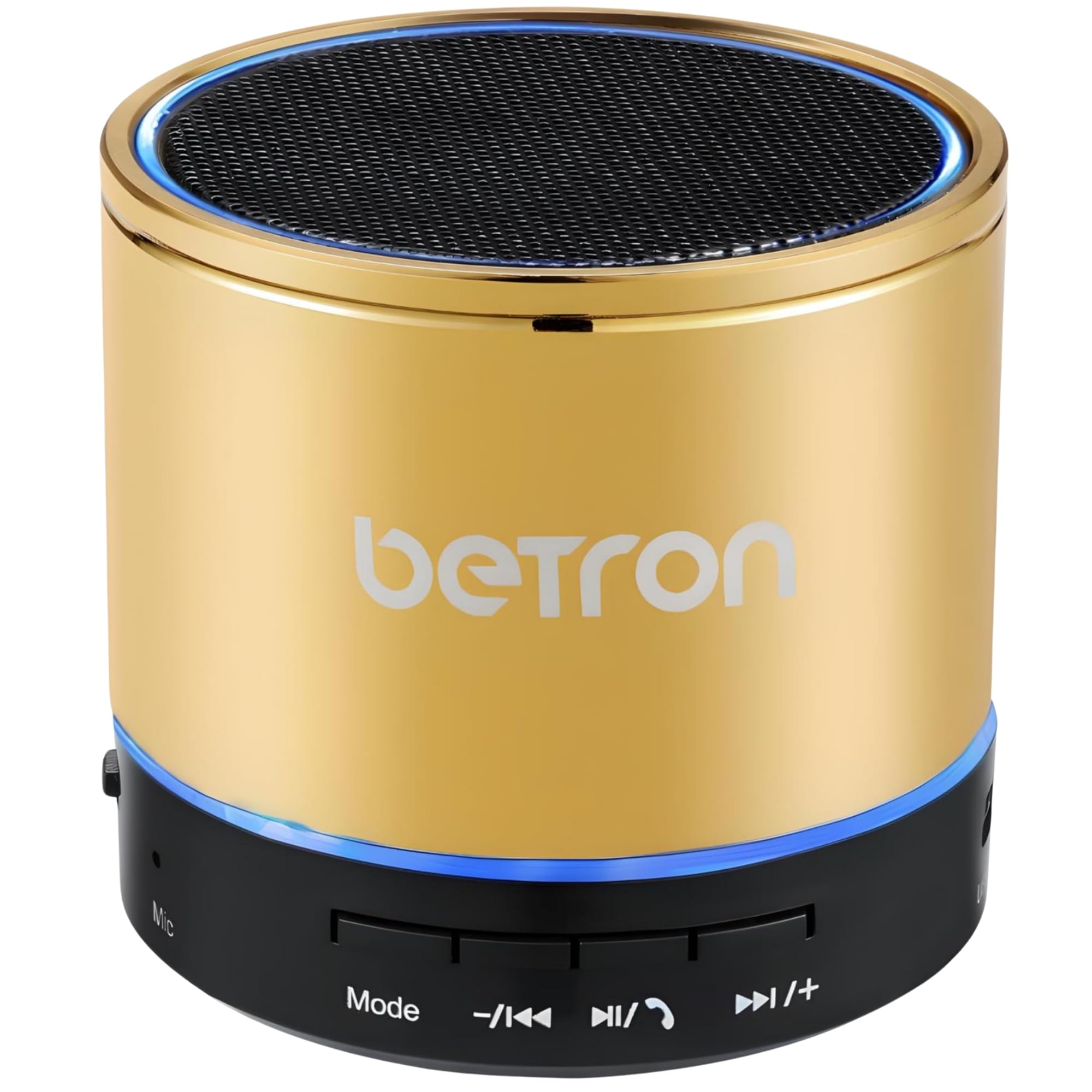 Betron KBS08 Bluetooth Speaker, Wireless, Portable, Mini, Gold