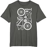 Bike Parts - Downhill Rider Mountainbike MTB Cycling T-Shirt
