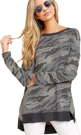 side split sweatshirt