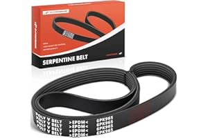 A-Premium Engine Serpentine Drive Belt Compatible with Mazda, Ford, Geo, Infiniti, Isuzu, Mercury & Subaru Cars - CX-5, 3, 3 