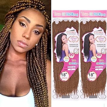 Julyqueen 2pack 27 2pack 18 Senegalese Twist Crochet Hair 3pcs