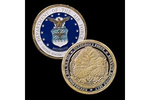 Aomcisi U.S.AF Core Values Air Force Military Challenge Coin Collector