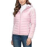 33,000ft Women's Hooded Packable Puffer Jacket Lightweight Warm Puffy Quilted Winter Coat