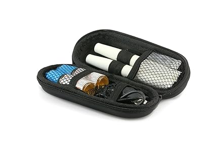 Aufbewahrungsetui für E-Zigarette schwarz ohne Inhalt