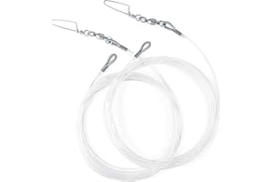 MagBay Lures Superior Wahoo Shock Leader 250 lbs - 2 Pack Plus Bag