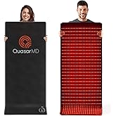 QuasarMD Infrared Red Light Therapy Mat- 1440 pcs Professional SMD LED Chips - 660nm & 850nm Wavelengths, Pain Relief, Enhances Recovery, Whole Body Care, Sleep Improvement & Energy Boost