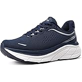 LUSWIN Men's Walking Shoes Lightweight Breathable Cushioning Running Shoes Athletic Tennis Workout Gym Non Slip Comfortable Fashion Sneakers