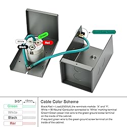 Nature's Generator 125V/250V 50A Power Inlet Box