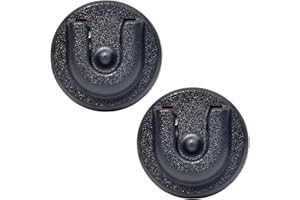 UAYESOK 2PCS Universal Ham CB Radio Microphone Hanger, Mobile Radio Speaker Mic Mount Holder Hang Up Clip with Adhesive Back