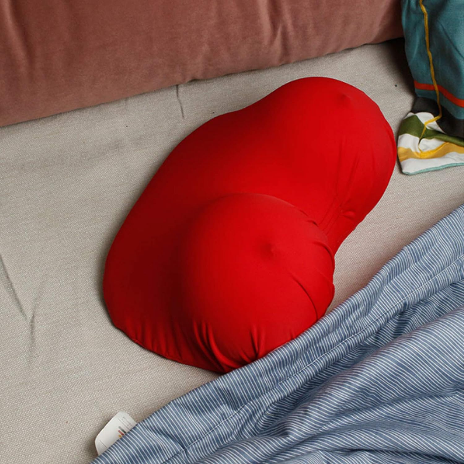 Latex Chest Pillow Memory Foam Ergonomic Amazing Breast Pillow Cushion