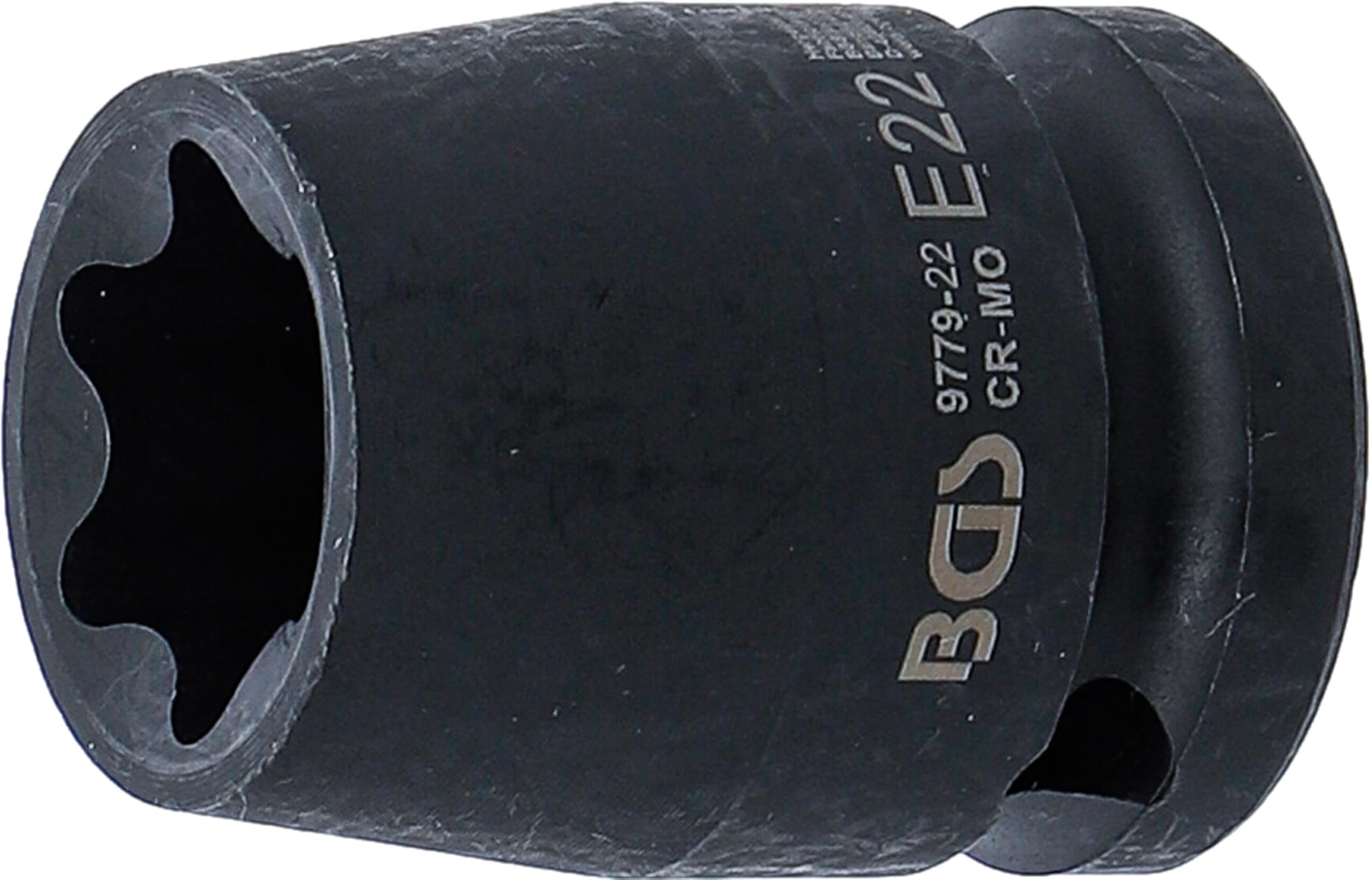 BGS 9779-22 | Impact Socket E-Star | 12.5 mm (1/2") Drive | E22