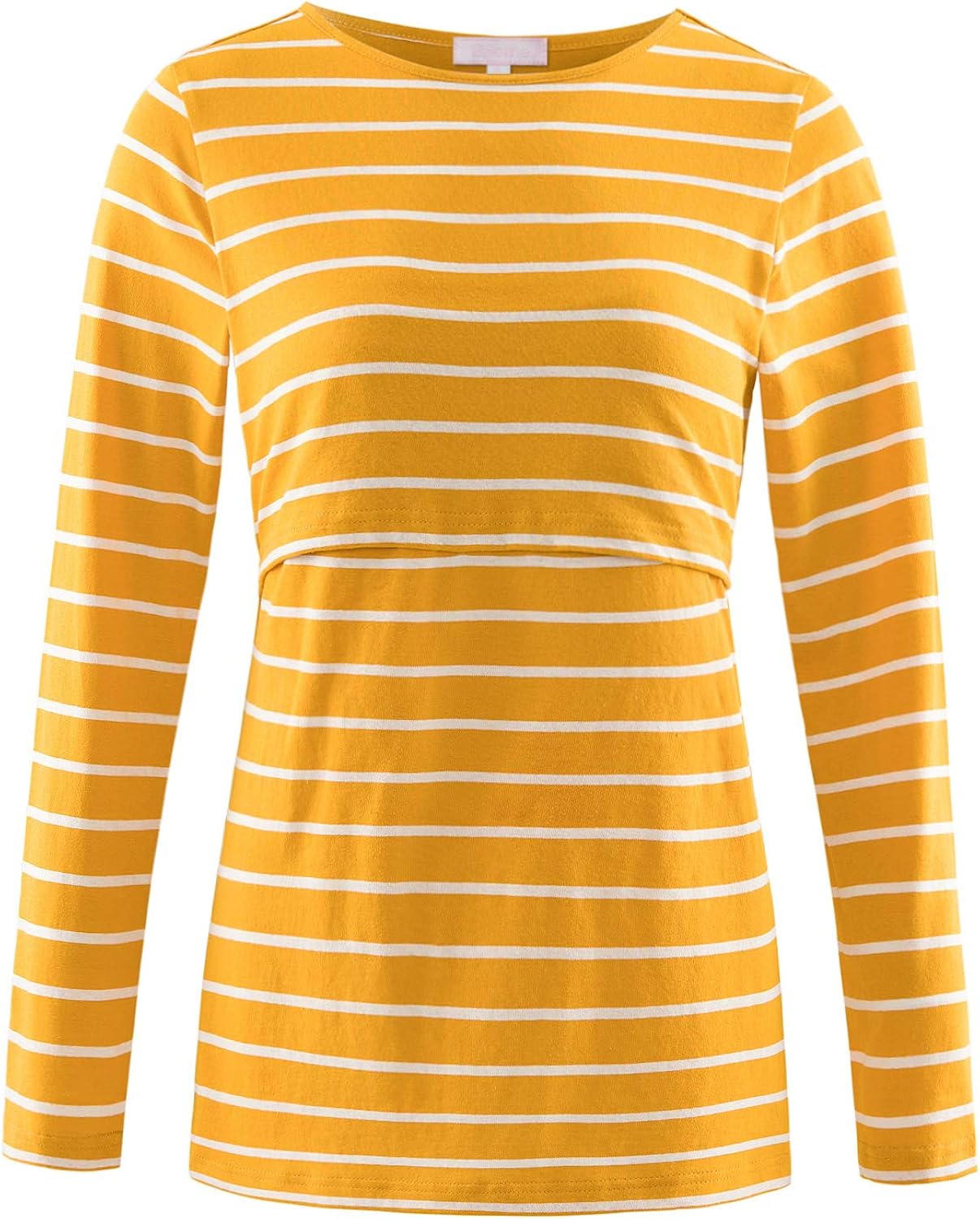 Bhome Nursing Shirt Long Sleeve Maternity Tops for Breastfeeding Pregnancy T-Shirt at  Women’s Clothing store