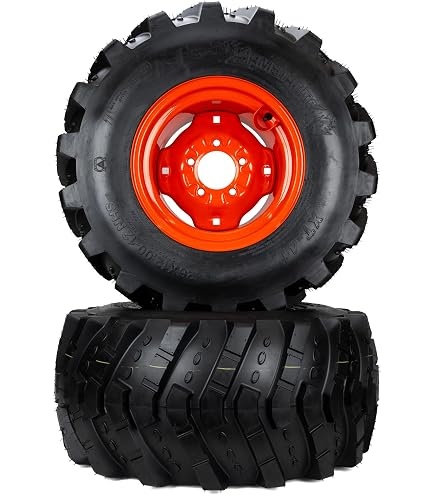 Amazon.com: (2) Turf Tire Assemblies 26x12.00-12 Fits Kubota BX