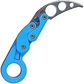 CRKT Provoke Outdoor Folding Knife with Kinematic, Blue, 4041T | 2.48" Hawkbill Blade, 420J2 Steel Blade, Kinematic Deployment, Grivory Handle, Pocket Clip for Secure Carry