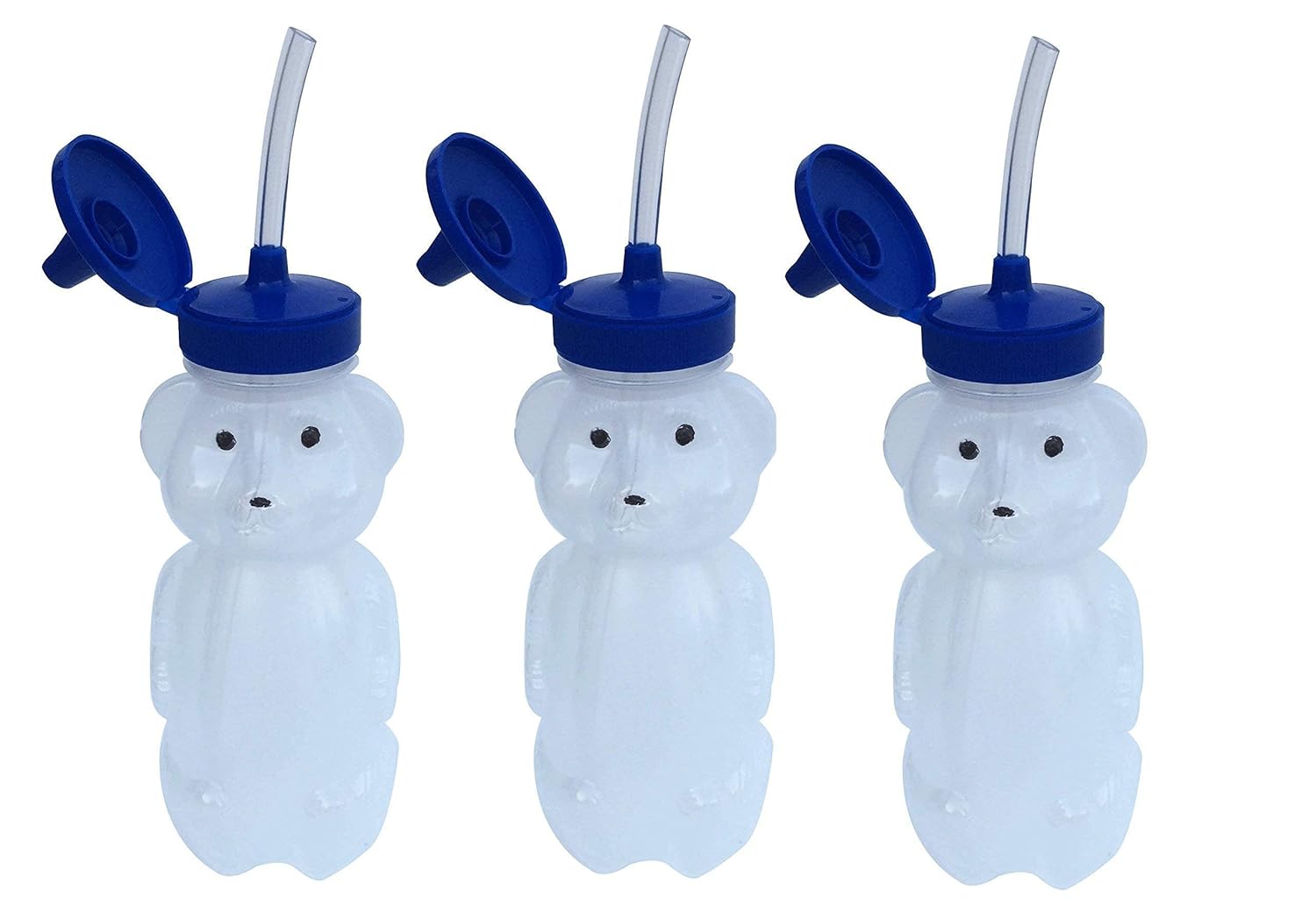 Bear Essentials Speech Therapy and Straw Training Honey Bear Cup with