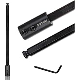 GEINXURN Tools Hole Saw Extension Chuck, 12-Inch x 1/2-Inch Hex Shank Reducing Locking Impact Extension
