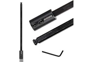 GEINXURN Tools Hole Saw Extension Chuck, 12-Inch x 1/2-Inch Hex Shank Reducing Locking Impact Extension