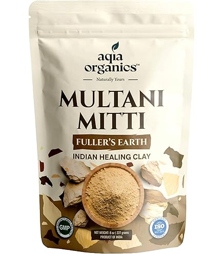 Amazon.com: Online India Natural Multani Mitti Fullers Earth