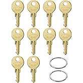 Mellbree CAT74 Dispenser Key for Bobrick Toilet Paper Towel 10-Pack | CAT74/33043 key for Bobrick paper towel &amp; toilet dispensers; Bulk janitorial replacement