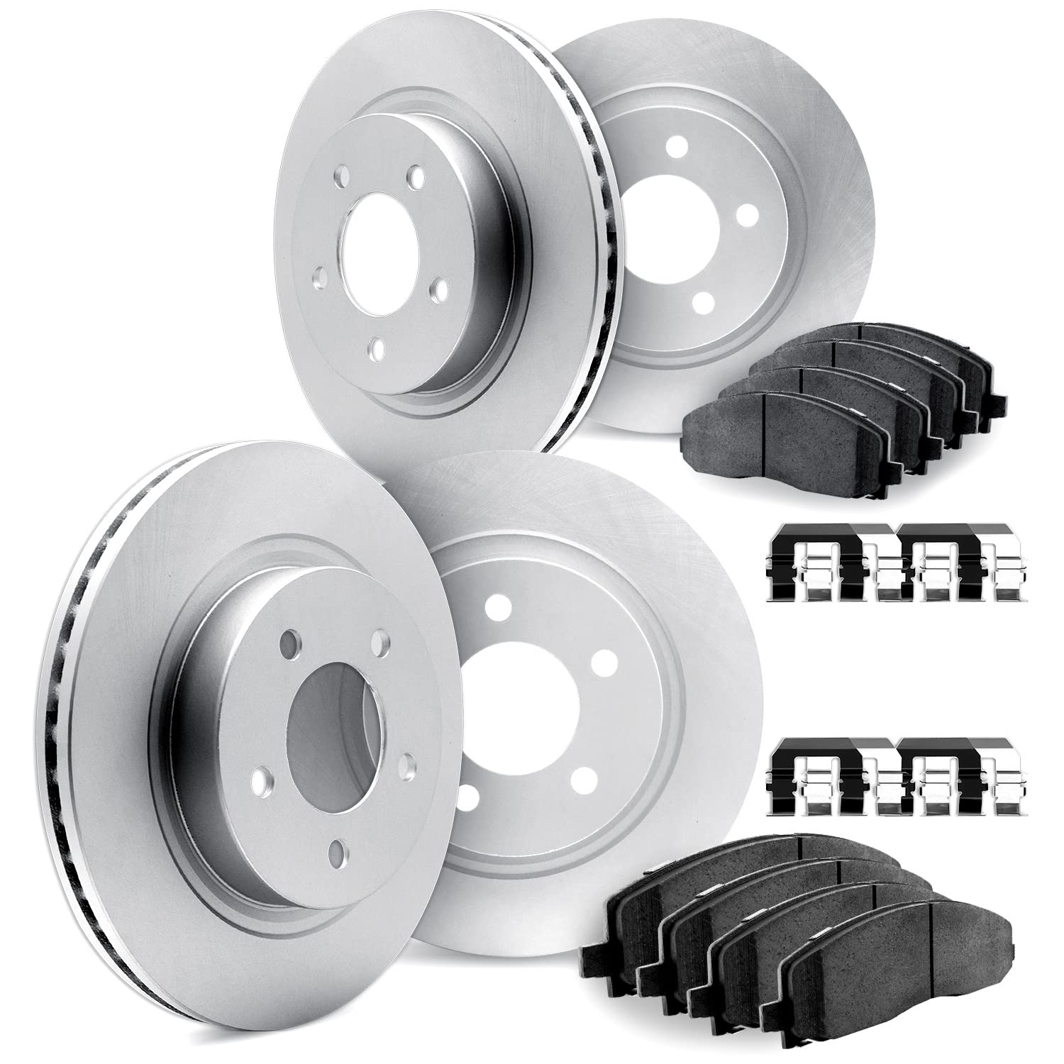 Photo 1 of Dynamic Friction Company Front and Rear Brake Geospec Rotors with Ultimate Duty Performance Brake Pads includes Hardware - 4414-42009
