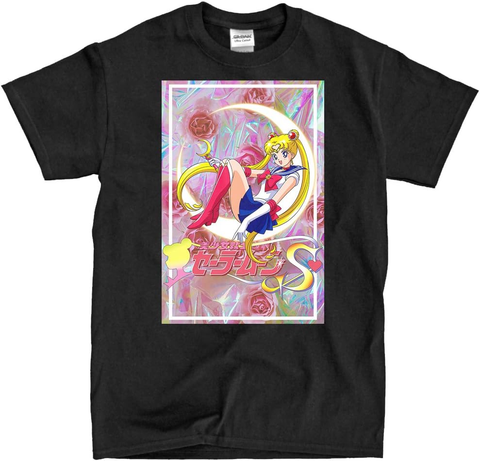 Sailor Moon Holographic black shirt