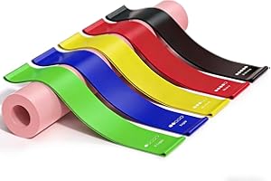 Resistance Bands‌，a Set of 5 Different Resistance Levels of Elastic Loop Bands, Suitable for Home Fitness, Yoga, Gym, and Str