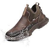 PJZHJ Non Slip Work Shoes Water & Oil Resistant Food Service Shoes Comfortable Slip-On Chef Footwear for Restaurant Hospital