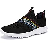 DYKHMATE Men's Walking Shoes Ultra Lightweight Slip on Arch Support Sneaker Non Slip Fashion Mesh Casual Sports Shoes