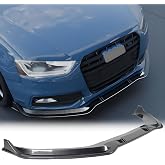 NEESPOC Front Lip Spoiler for Audi S5 A5/ S4 A4 B8 2008-2017 Accessories | (for B8 B8.5 A5 S5 A4 S4 S-Line), Carbon Fiber Style, PP Material, Nice Clean Look Mods, Aggressive Look, Easy intallation