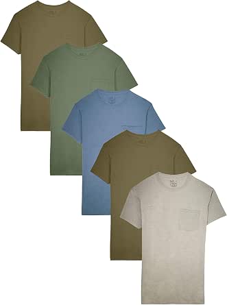 the Loom Men's Pocket T-Shirt Multipack 