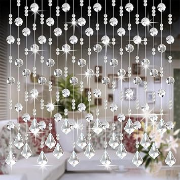 Moginp Vorhang Vorhange Kristall Glas Perlen Curtain Gardinen