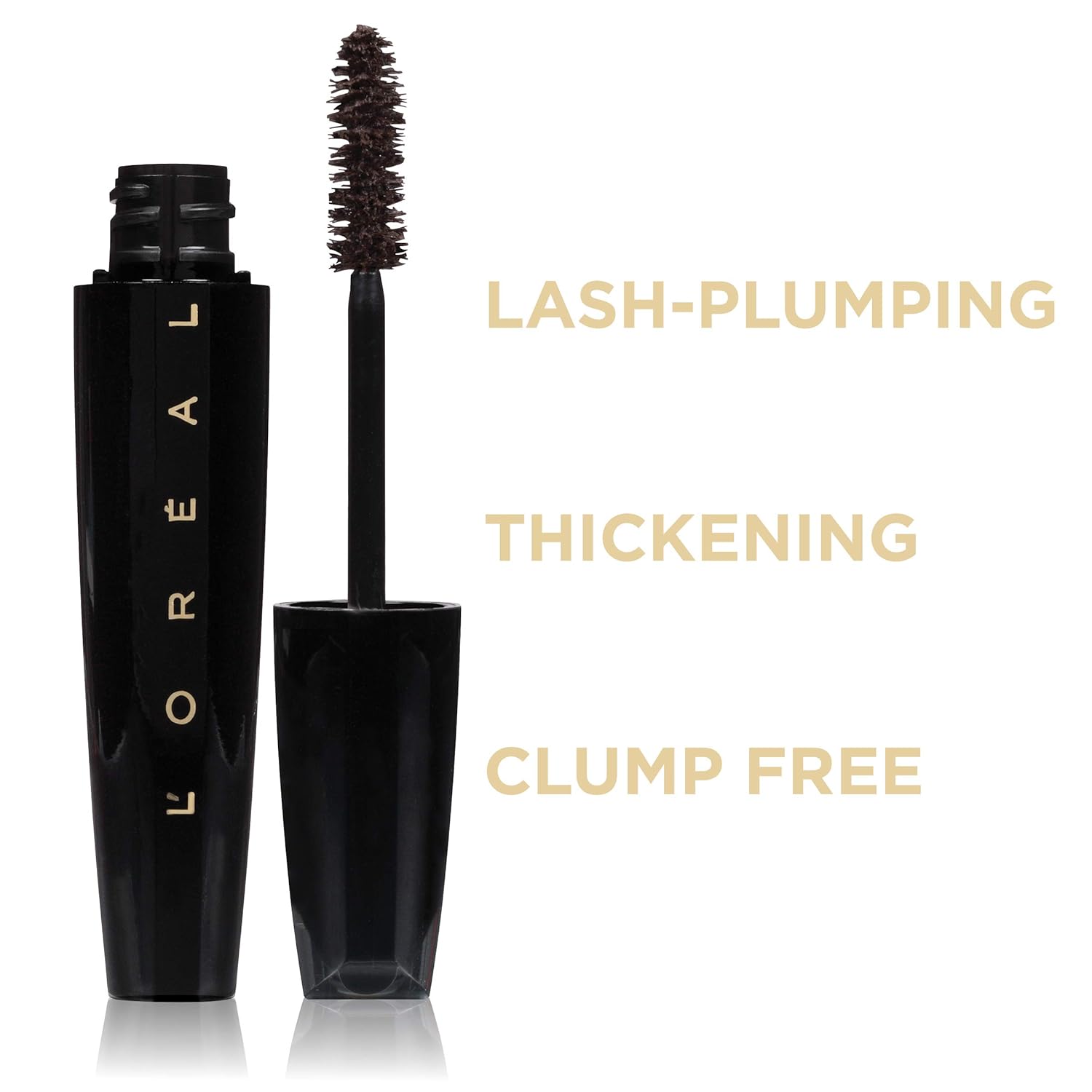 L'Oreal Paris Makeup Voluminous Extra Volume Collagen Plumping Mascara, Blackest Black, 0.34 fl. oz. : L?or?al Paris Extra Volume Collagen Mascara : Beauty