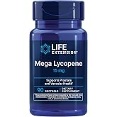 Life Extension Mega Lycopene, 90 Softgels | Supports Prostate Health, Arterial Health &amp; Antioxidant Defense, Gluten-Free &amp; Non-GMO