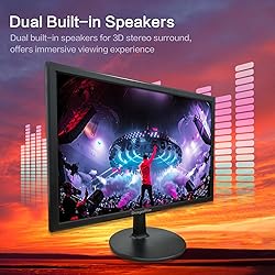 19 Inch PC Desktop Monitor 1440x900, Dual Built-in