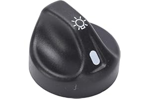 Aramox Head Light Switch Knob, ABS Head Lamp Switch Knob 3L3Z11661AA Replacement for Expedition 1997-2002, 250 350 F-450 F-55