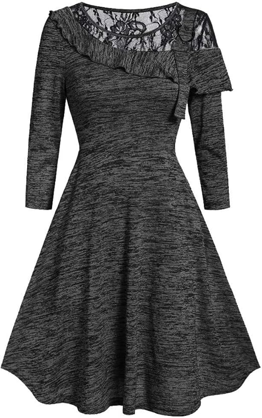 long sleeve flowy midi dress